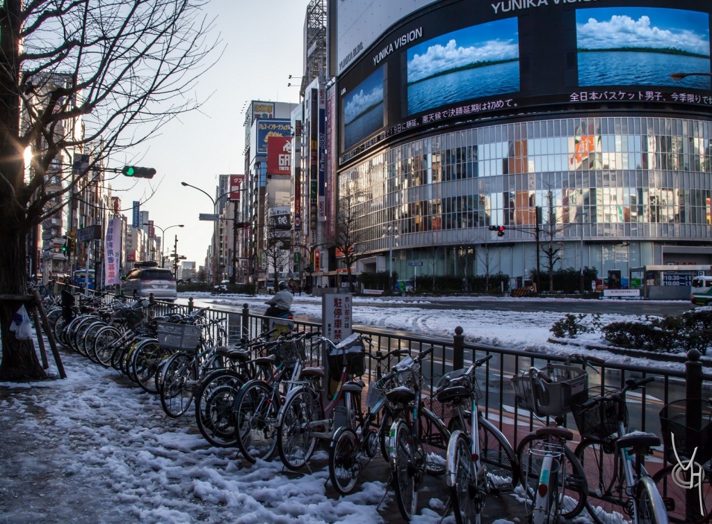 Shinjuku sous la neige